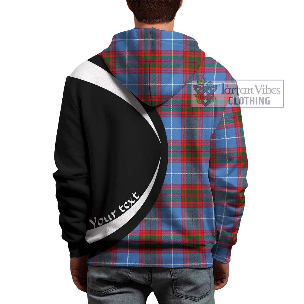 Newton Tartan Hoodie with Family Crest Circle Style - Tartan Vibes Clothing