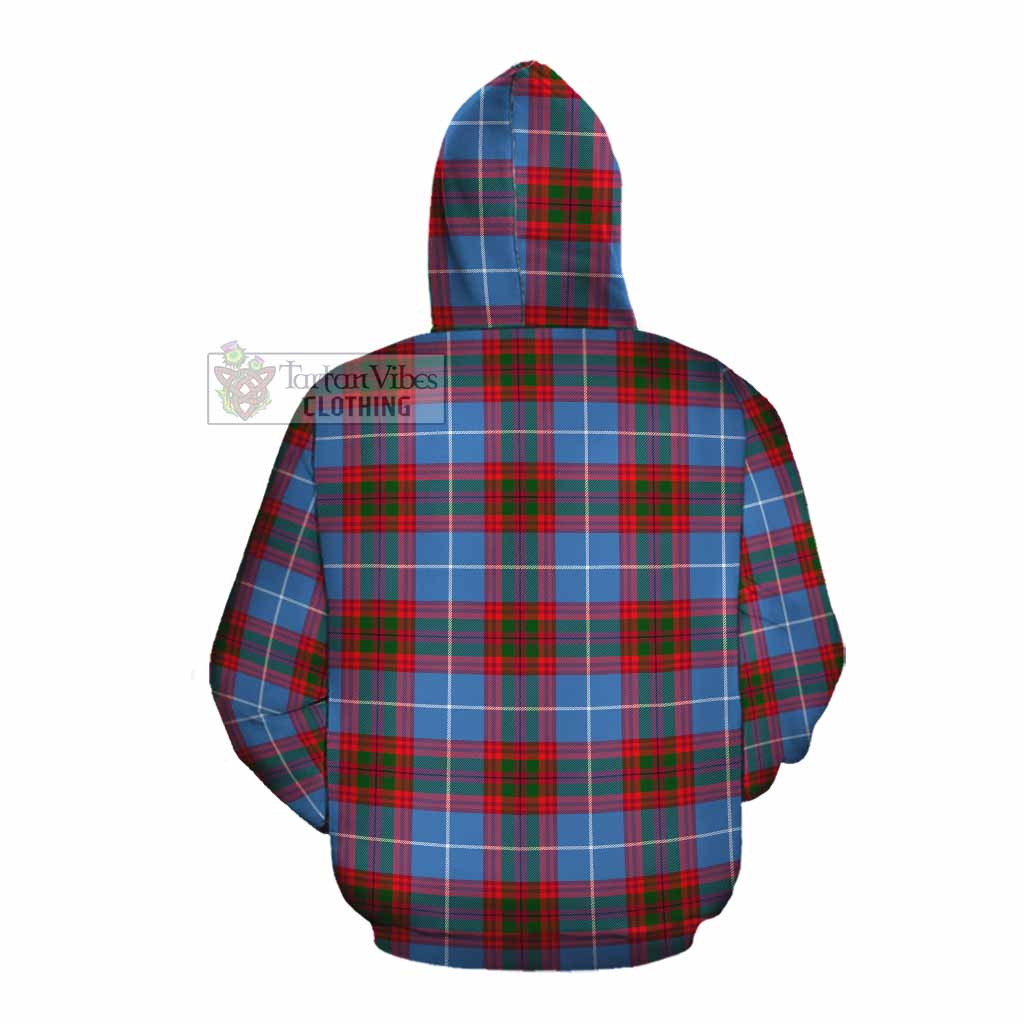 Tartan Vibes Clothing Newton Tartan Cotton Hoodie with Family Crest DNA In Me Style