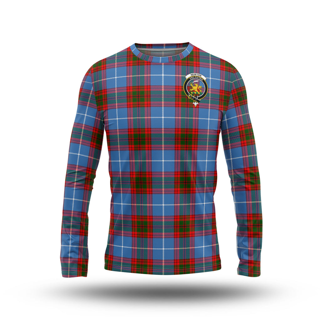 newton-tartan-long-sleeve-t-shirt-with-family-crest