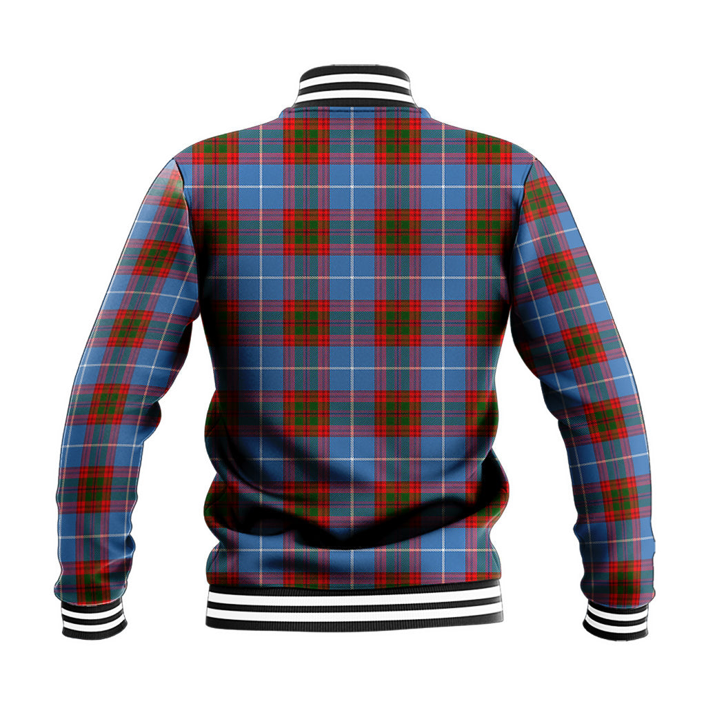 Newton Tartan Baseball Jacket with Family Crest - Tartan Vibes Clothing