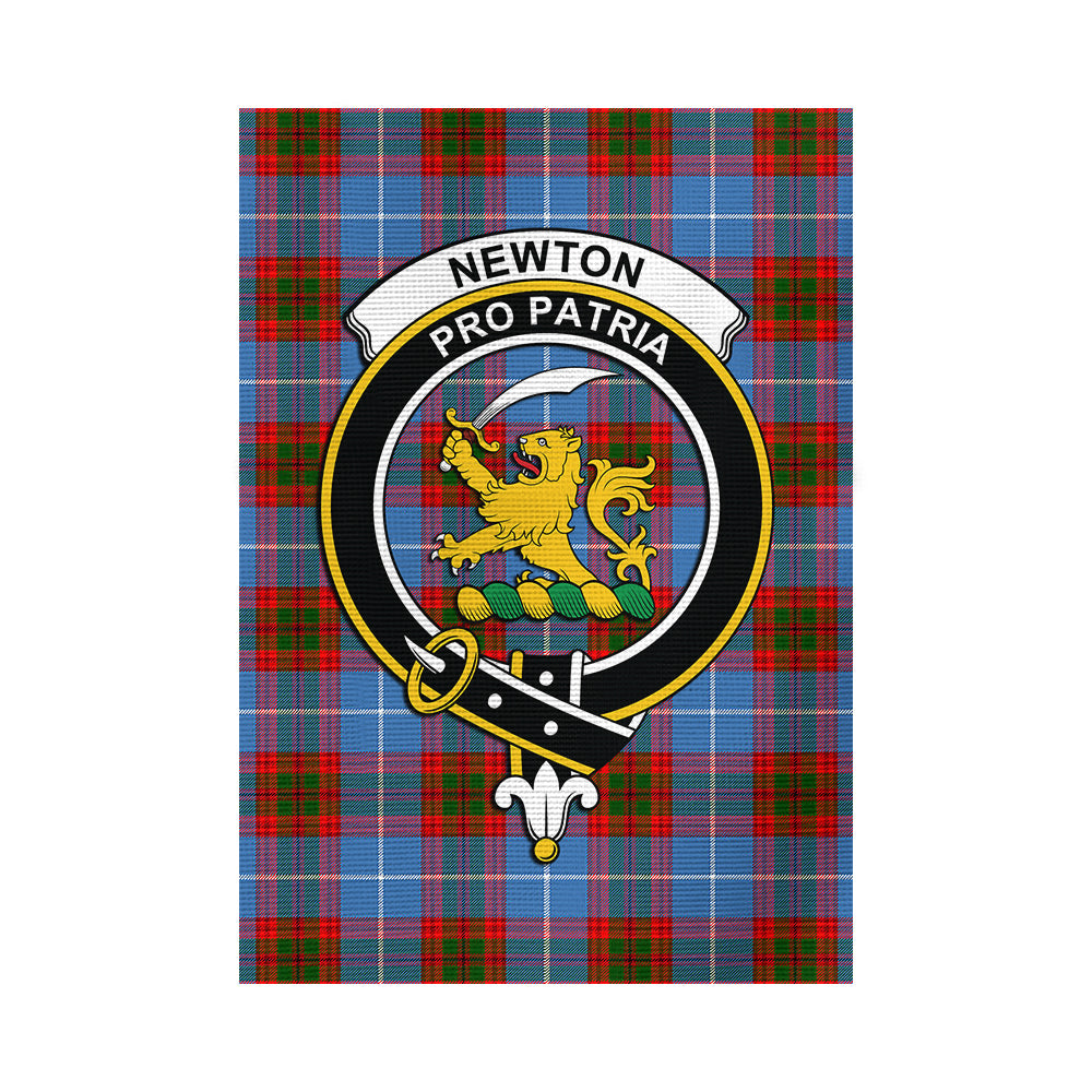 Newton Tartan Flag with Family Crest - Tartan Vibes Clothing