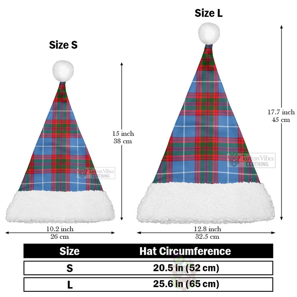 Tartan Vibes Clothing Newton Tartan Christmas Santa Hats