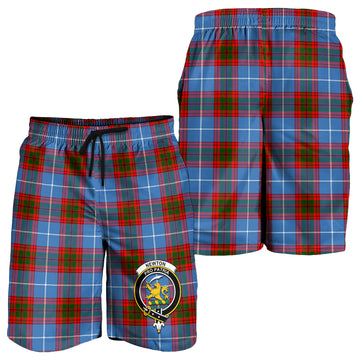 Newton Tartan Mens Shorts with Family Crest