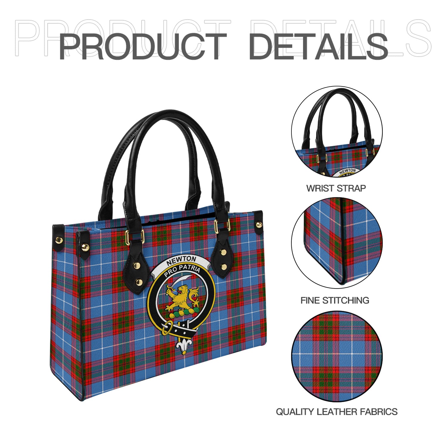 newton-tartan-leather-bag-with-family-crest