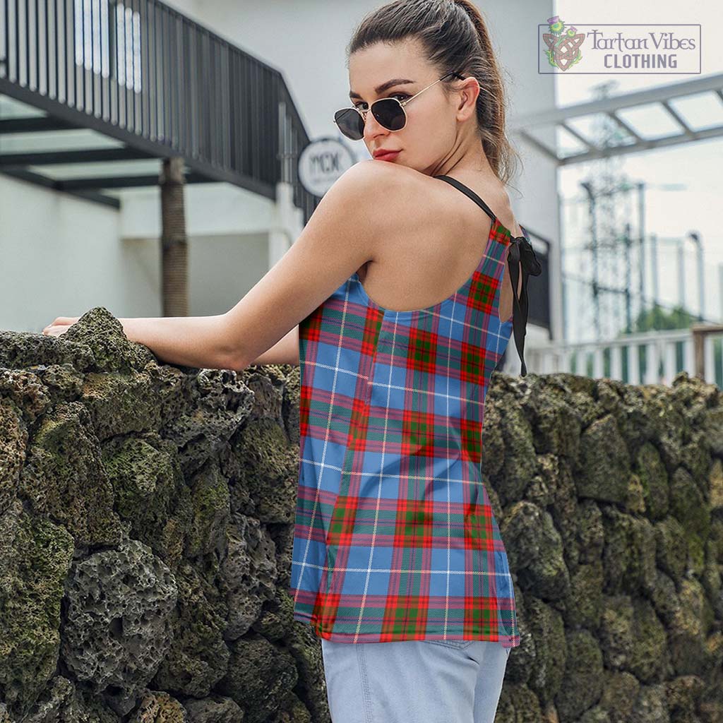 Tartan Vibes Clothing Newton Tartan Loose Halter Neck Camisole