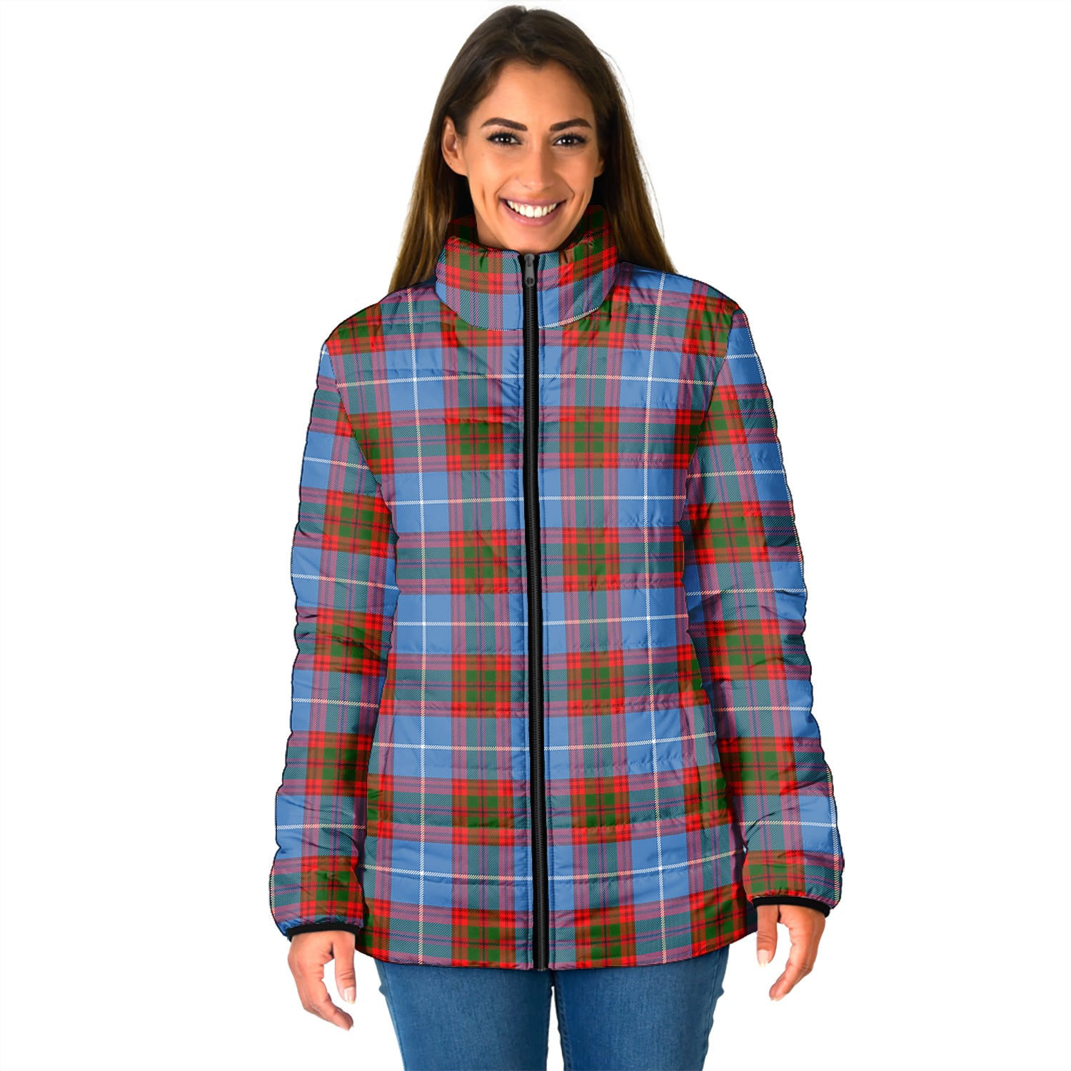 Newton Tartan Padded Jacket - Tartan Vibes Clothing