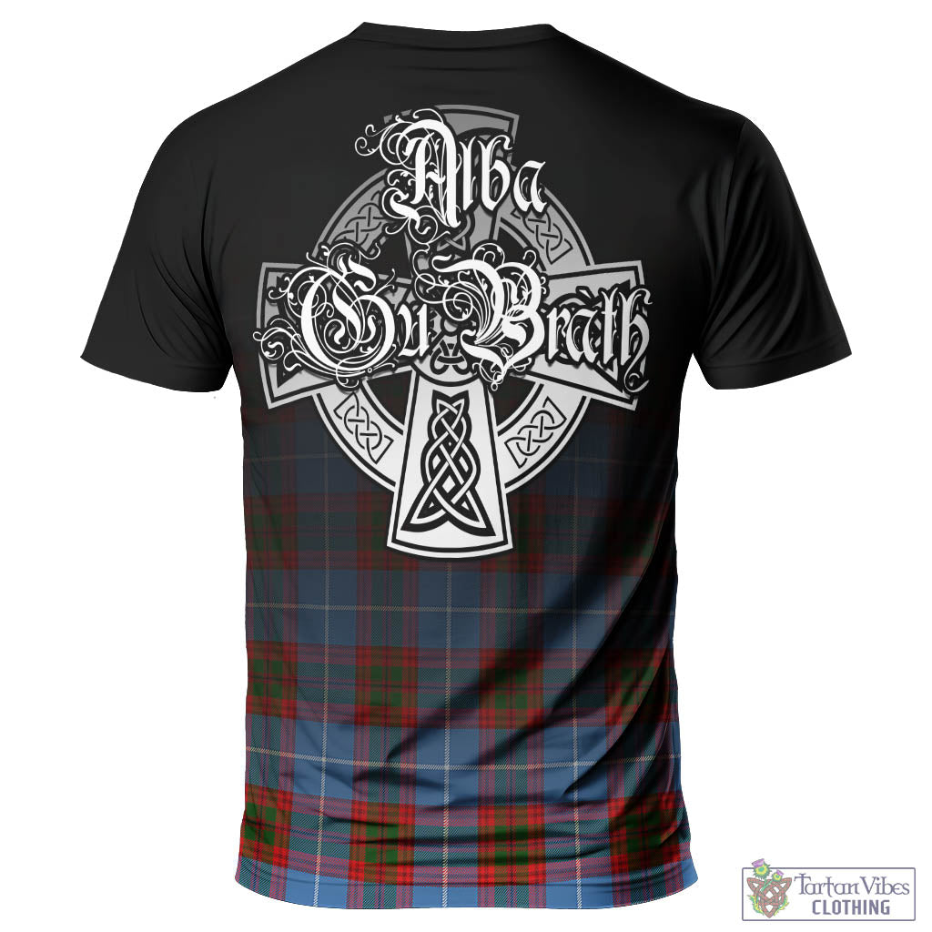 Tartan Vibes Clothing Newton Tartan T-Shirt Featuring Alba Gu Brath Family Crest Celtic Inspired