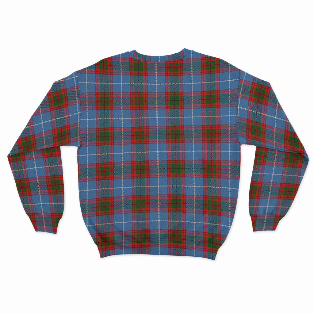 Newton Tartan Sweatshirt with Family Crest - Tartan Vibes Clothing