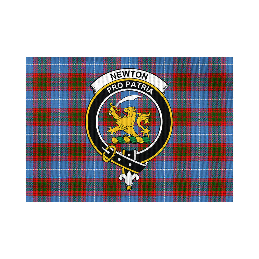 Newton Tartan Flag with Family Crest - Tartan Vibes Clothing