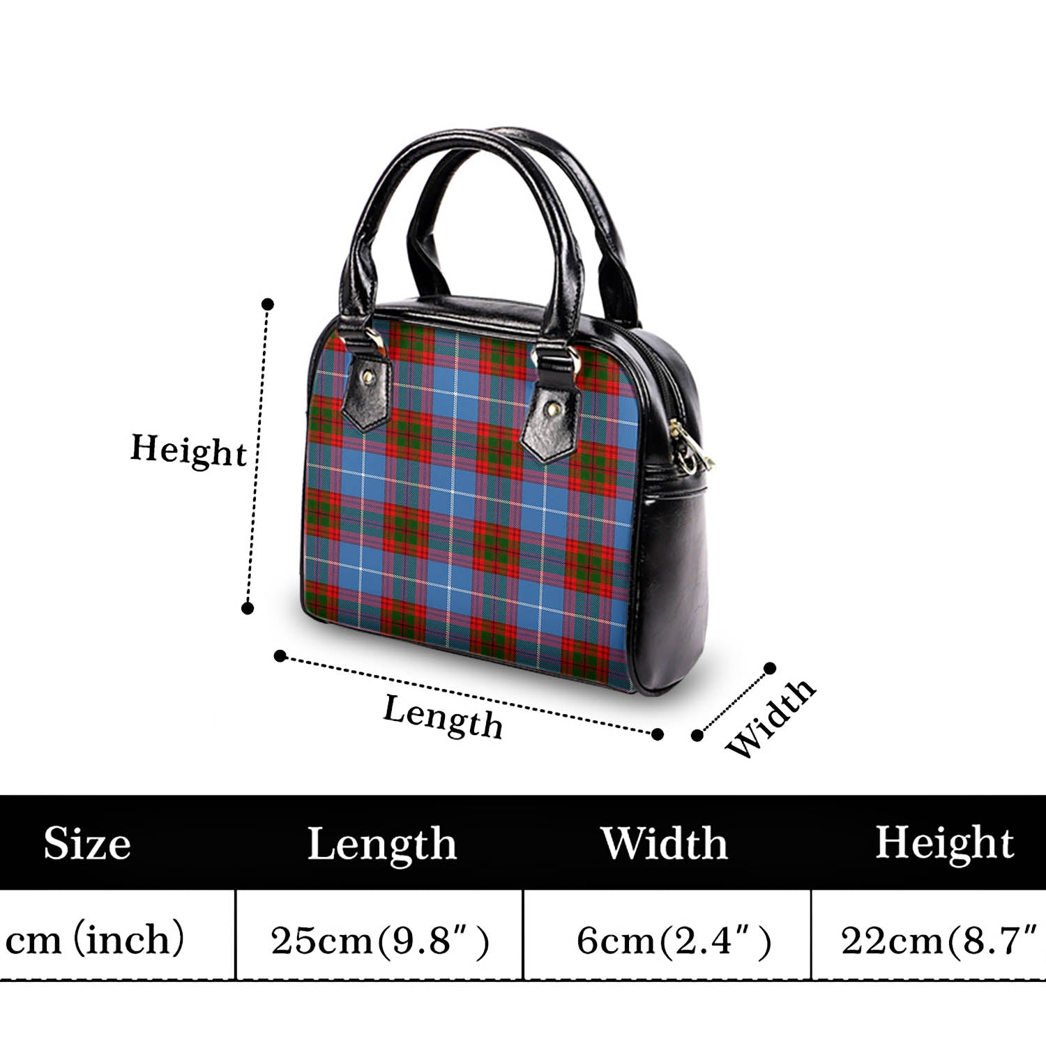 Newton Tartan Shoulder Handbags - Tartanvibesclothing