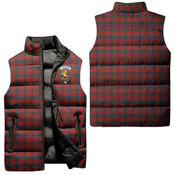 Nicolson Tartan Sleeveless Puffer Jacket with Family Crest