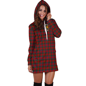 Nicolson Tartan Hoodie Dress with Family Crest