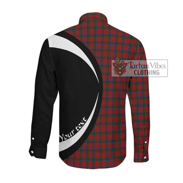 Nicolson Tartan Long Sleeve Button Up with Family Crest Circle Style