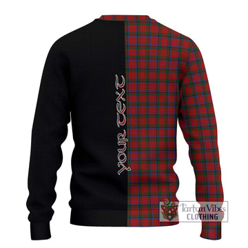 Nicolson Tartan Ugly Sweater with Family Crest and Half Of Me Style