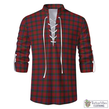 Nicolson Tartan Men's Scottish Traditional Jacobite Ghillie Kilt Shirt