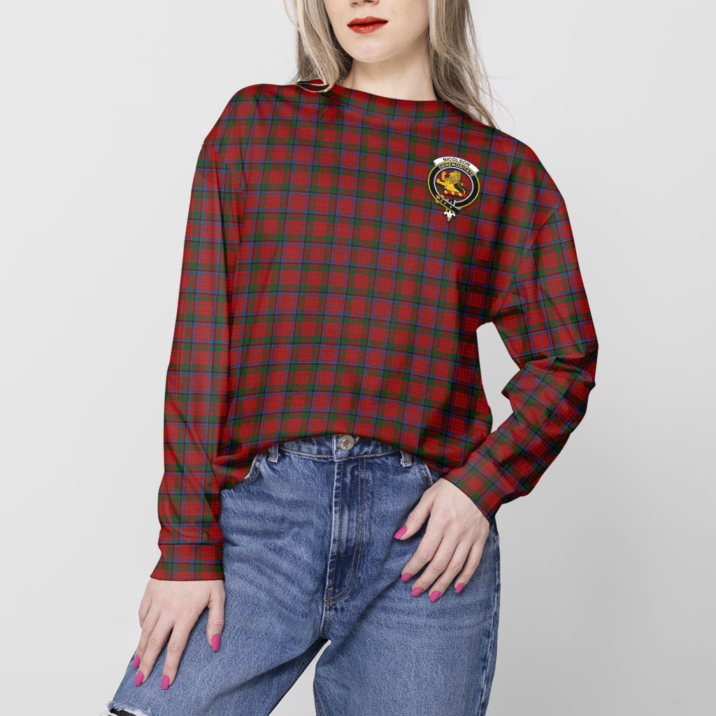 nicolson-tartan-sweatshirt-with-family-crest