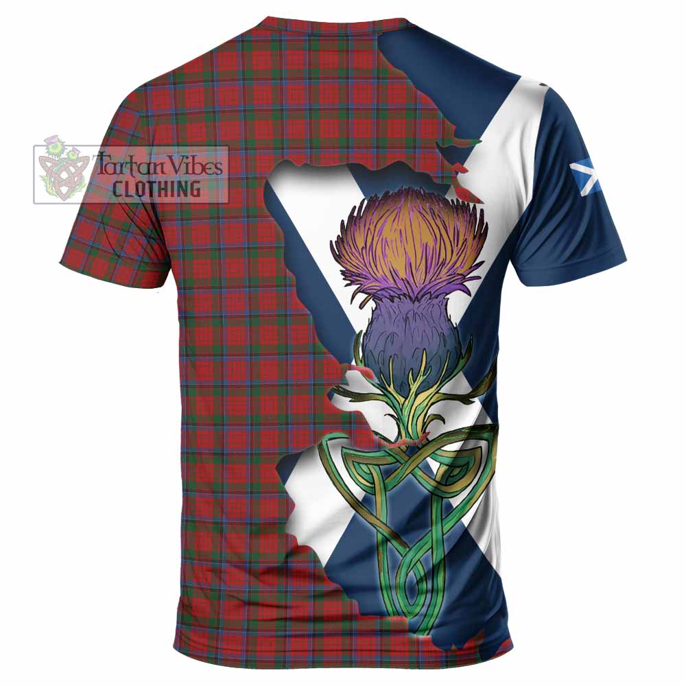 Nicolson Tartan Family Crest T-Shirt Scottish Thistle Celtic Inspired - Tartan Vibes Clothing