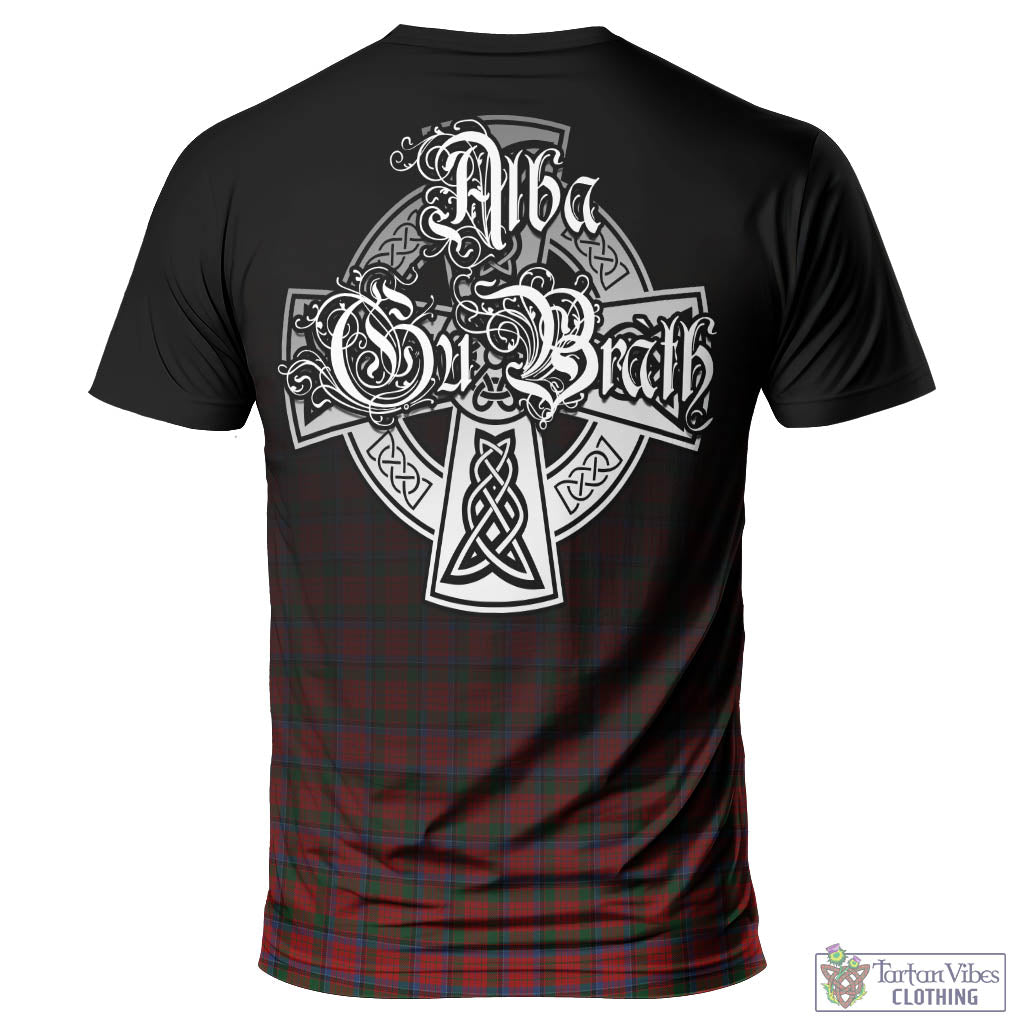 Tartan Vibes Clothing Nicolson Tartan T-Shirt Featuring Alba Gu Brath Family Crest Celtic Inspired