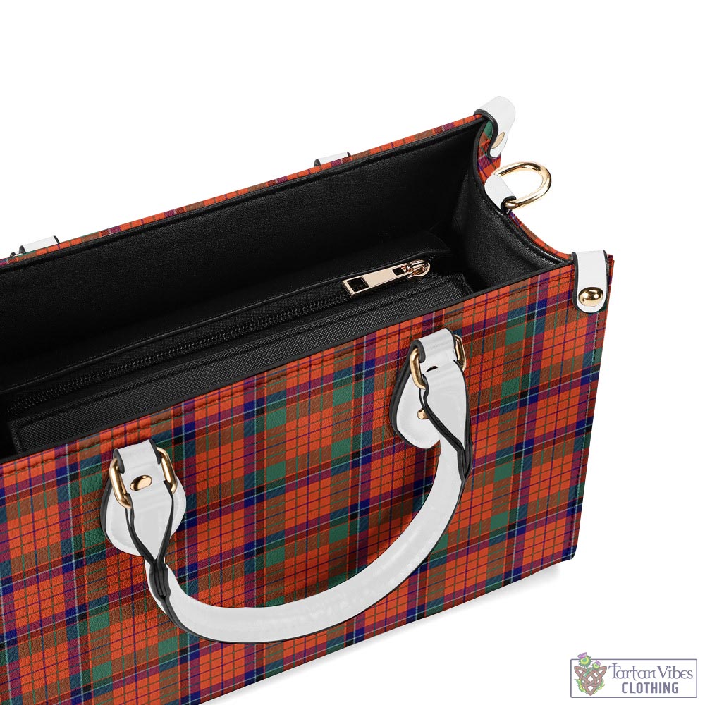 Tartan Vibes Clothing Nicolson Ancient Tartan Luxury Leather Handbags