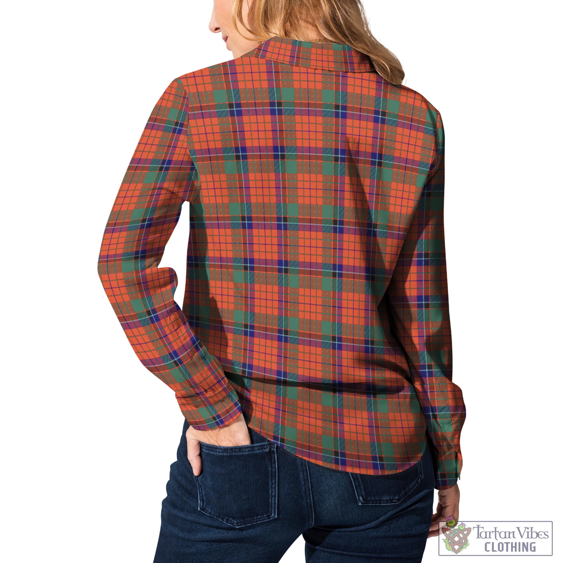 Nicolson Ancient Tartan Womens Casual Shirt