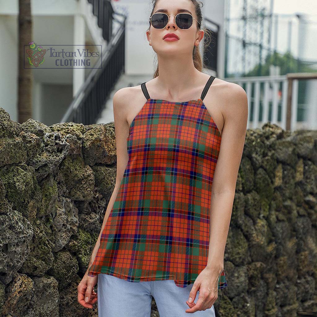 Tartan Vibes Clothing Nicolson Ancient Tartan Loose Halter Neck Camisole