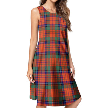 Nicolson Ancient Tartan Womens Casual Dresses