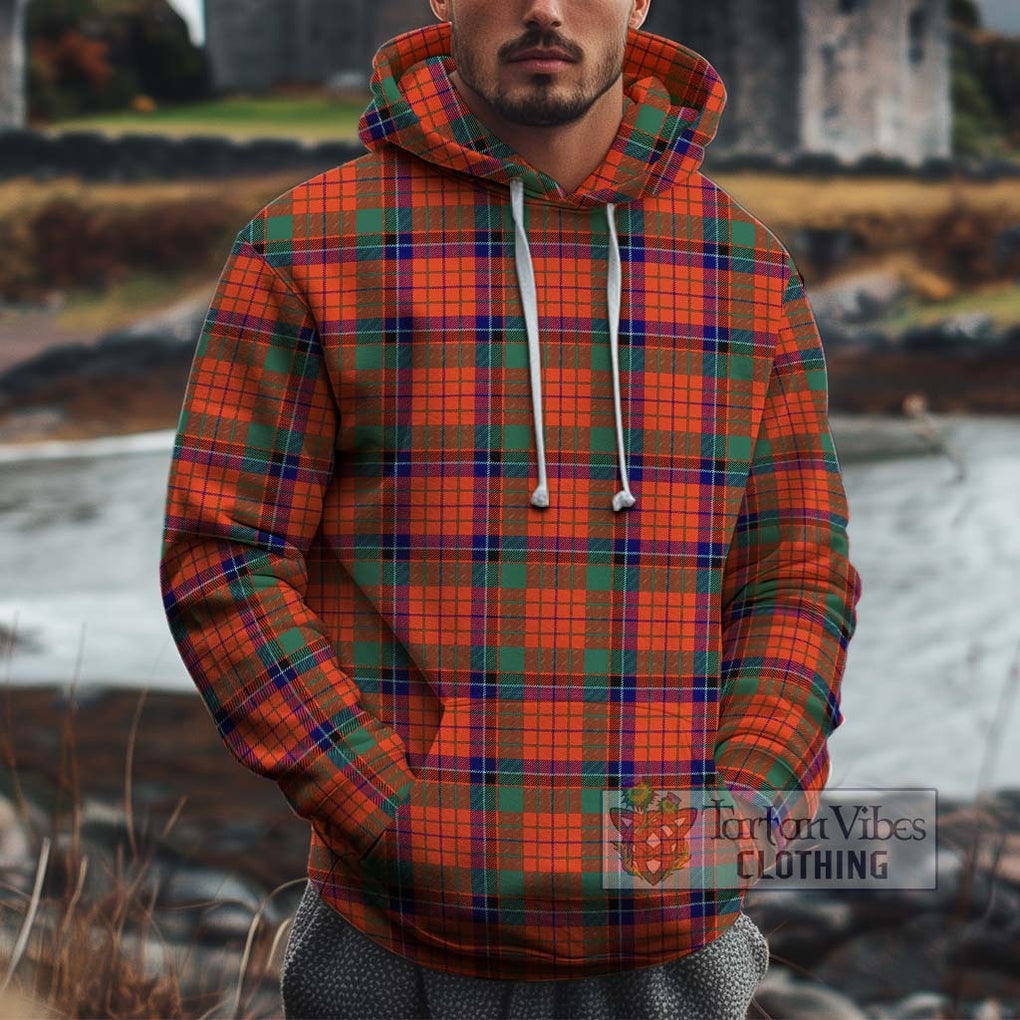 Nicolson Ancient Tartan Cotton Hoodie Pullover Hoodie XS - Tartan Vibes Clothing