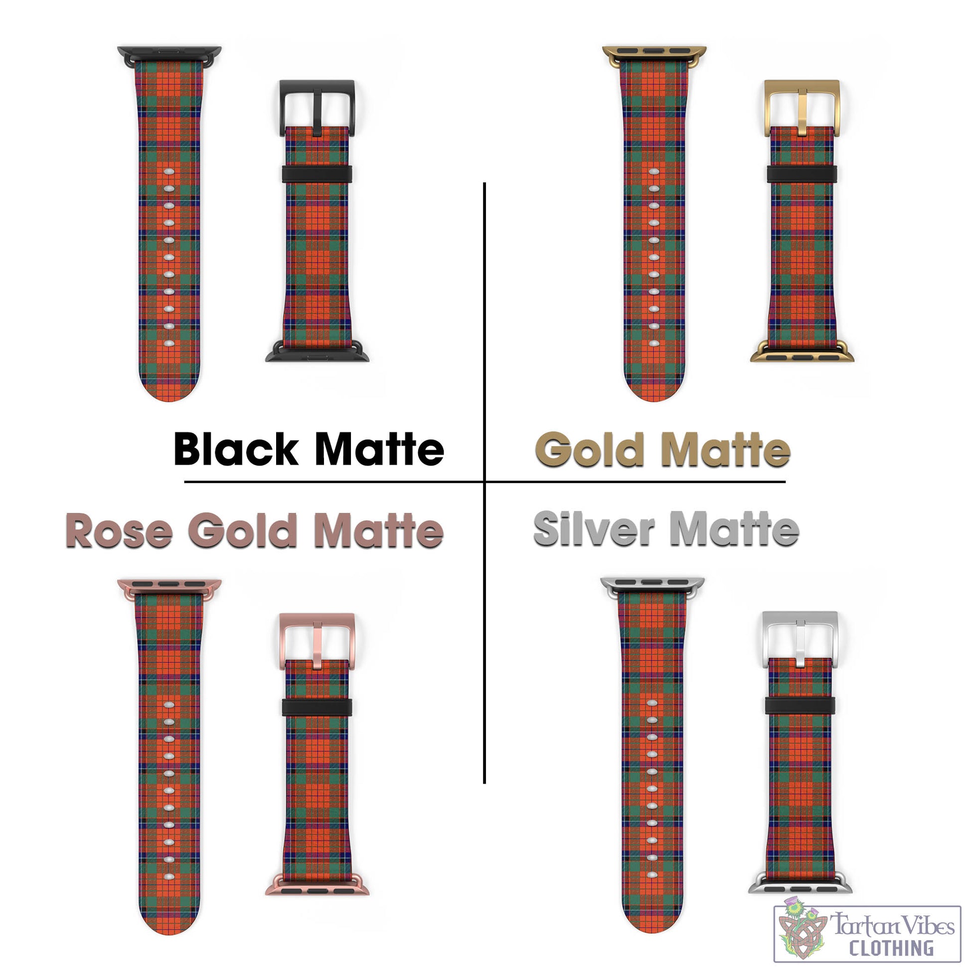 Tartan Vibes Clothing Nicolson Ancient Tartan Watch Band