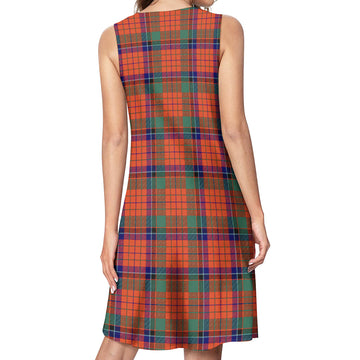 Nicolson Ancient Tartan Womens Casual Dresses