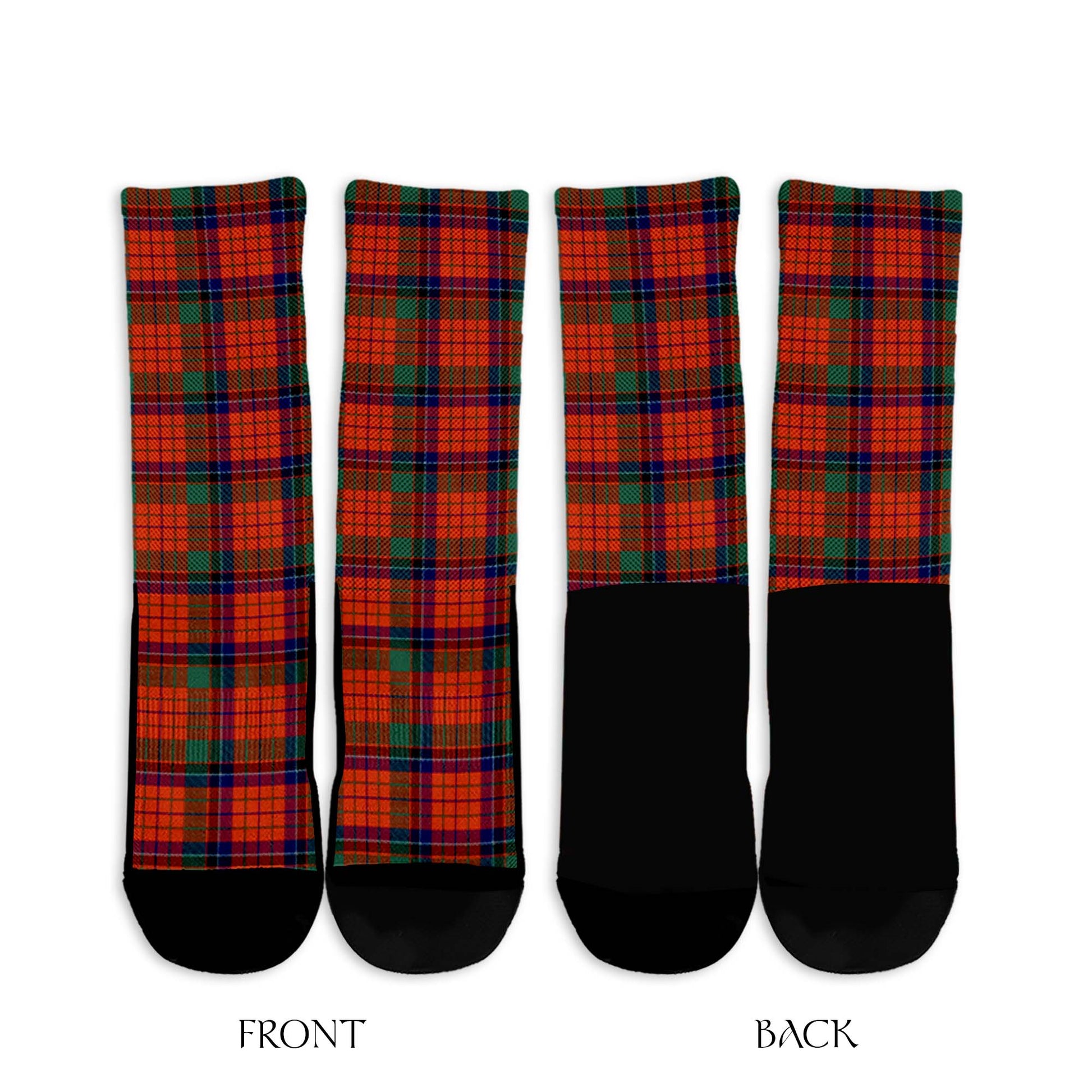 Nicolson Ancient Tartan Crew Socks - Tartanvibesclothing