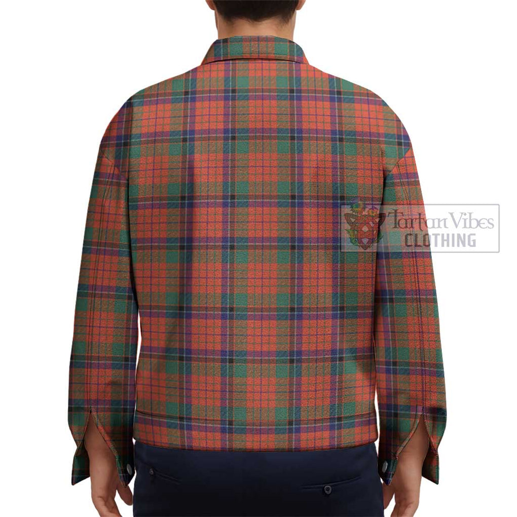 Nicolson Ancient Tartan Unisex Lapel Cotton Jacket - Tartan Vibes Clothing