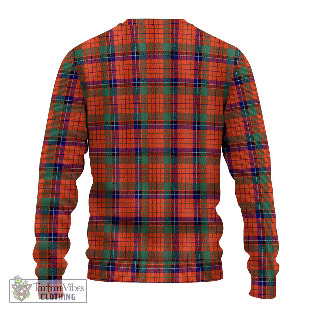 Nicolson Ancient Tartan Knitted Sweater with Family Crest DNA In Me Style - Tartanvibesclothing Shop