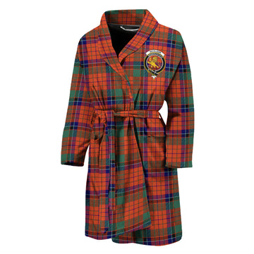 Nicolson Ancient Tartan Bathrobe with Family Crest