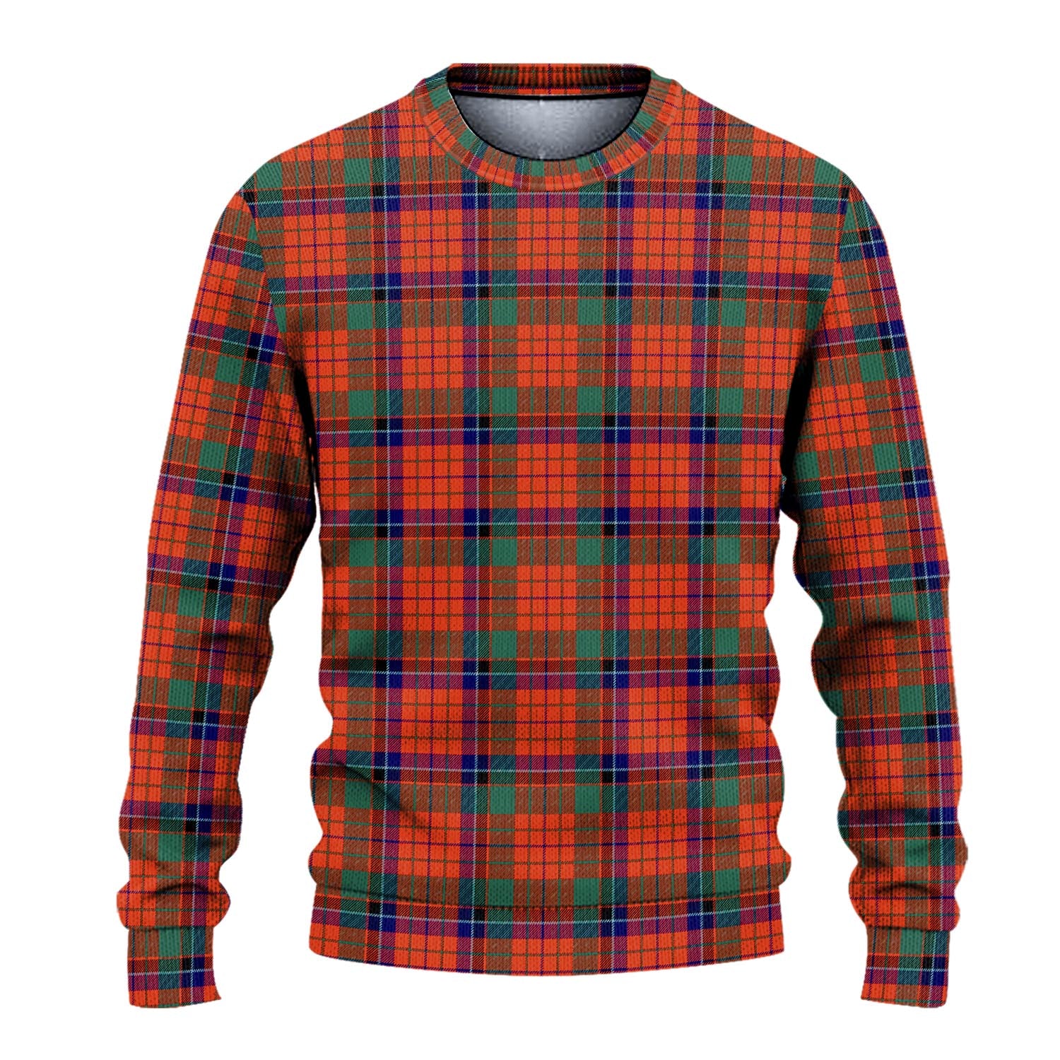 Nicolson Ancient Tartan Knitted Sweater - Tartanvibesclothing