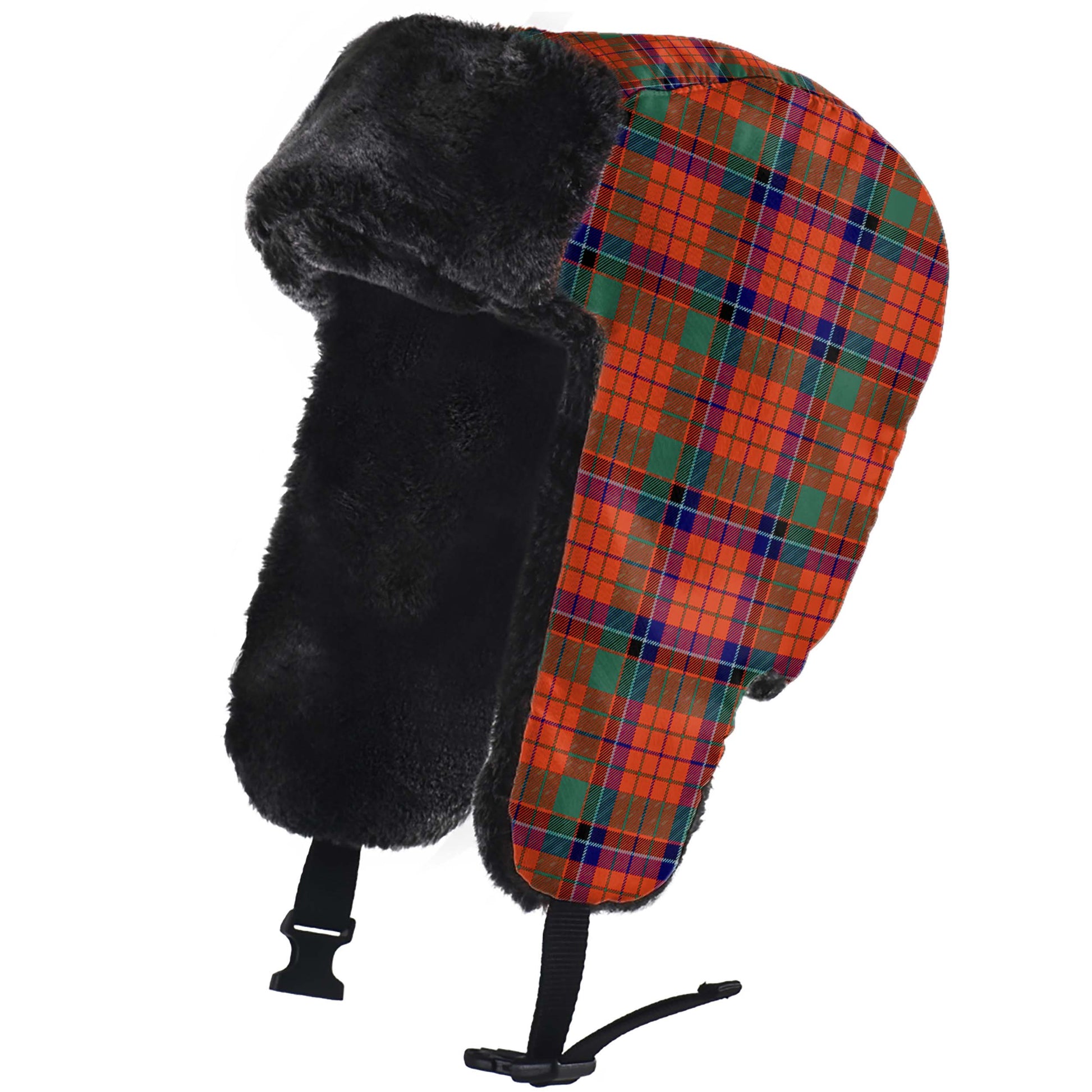 Nicolson Ancient Tartan Winter Trapper Hat - Tartanvibesclothing