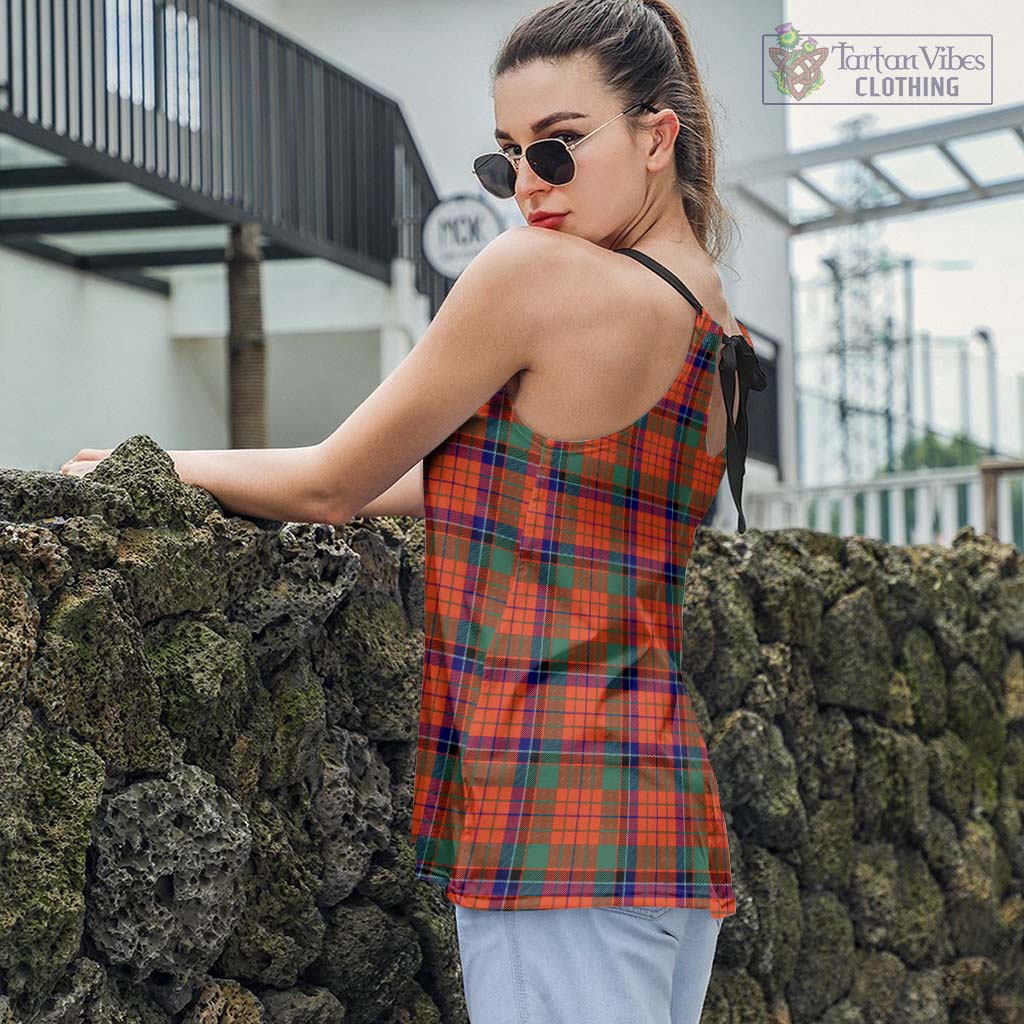 Tartan Vibes Clothing Nicolson Ancient Tartan Loose Halter Neck Camisole