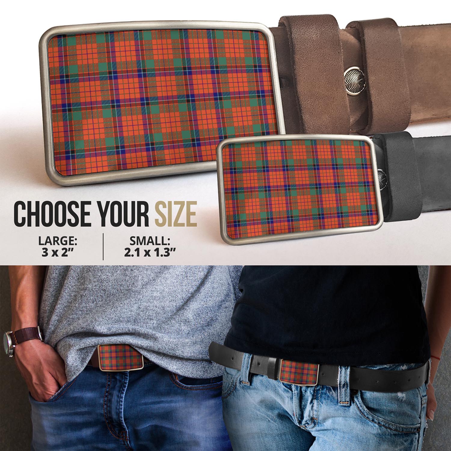 Nicolson Ancient Tartan Belt Buckles - Tartanvibesclothing