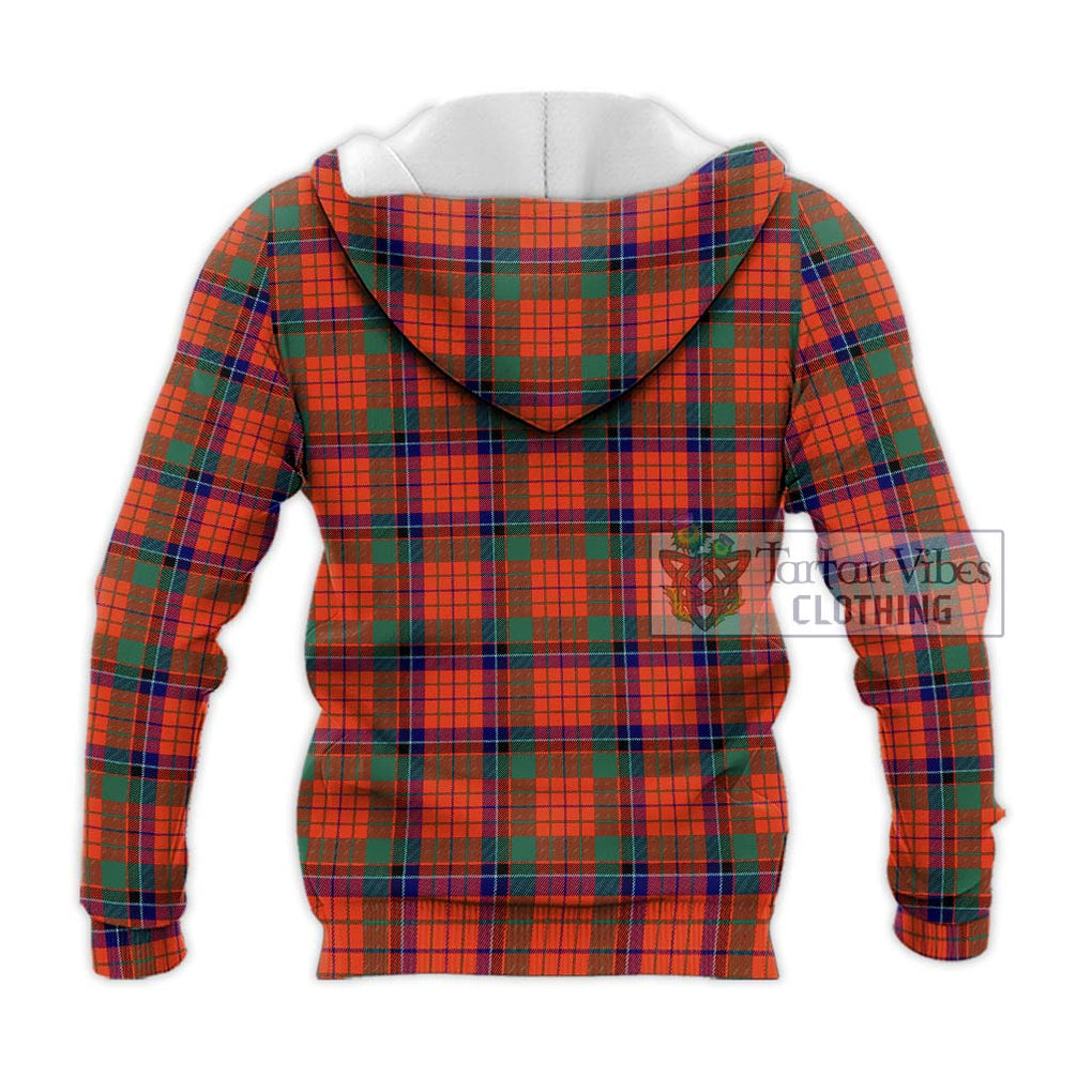 Nicolson Ancient Tartan Knitted Hoodie with Family Crest DNA In Me Style - Tartanvibesclothing Shop