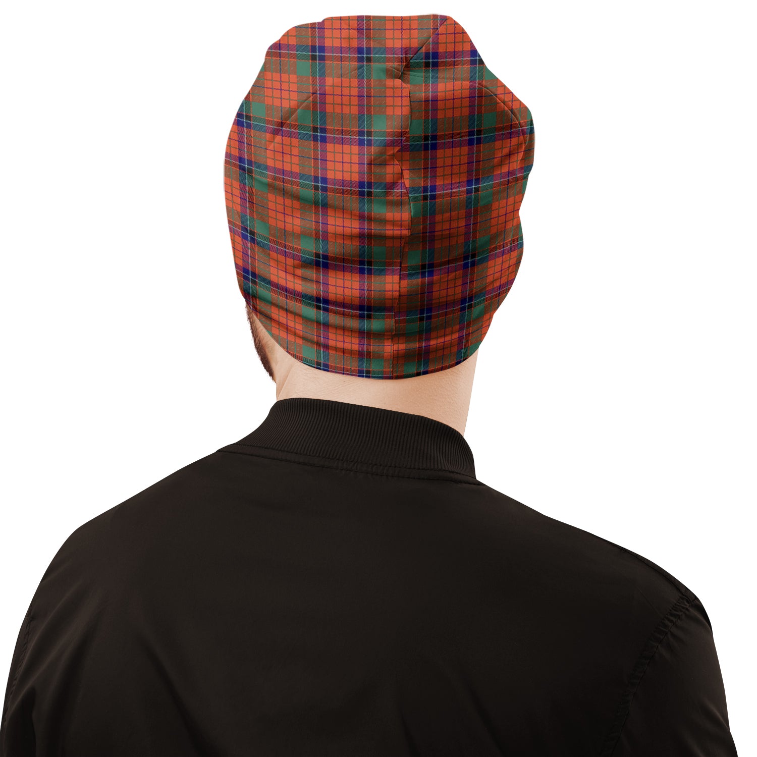 nicolson-ancient-tartan-beanies-hat-with-family-crest