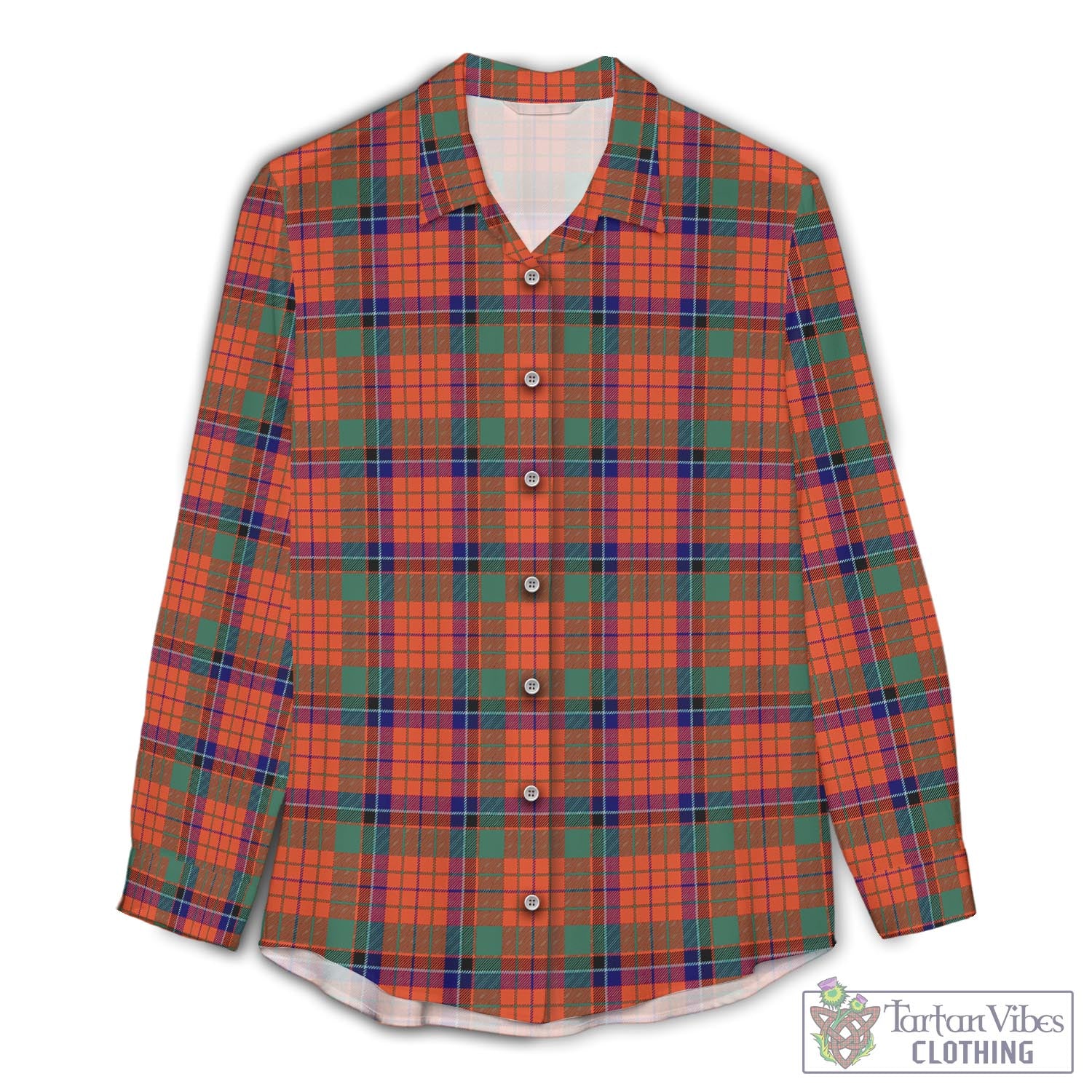 Nicolson Ancient Tartan Womens Casual Shirt