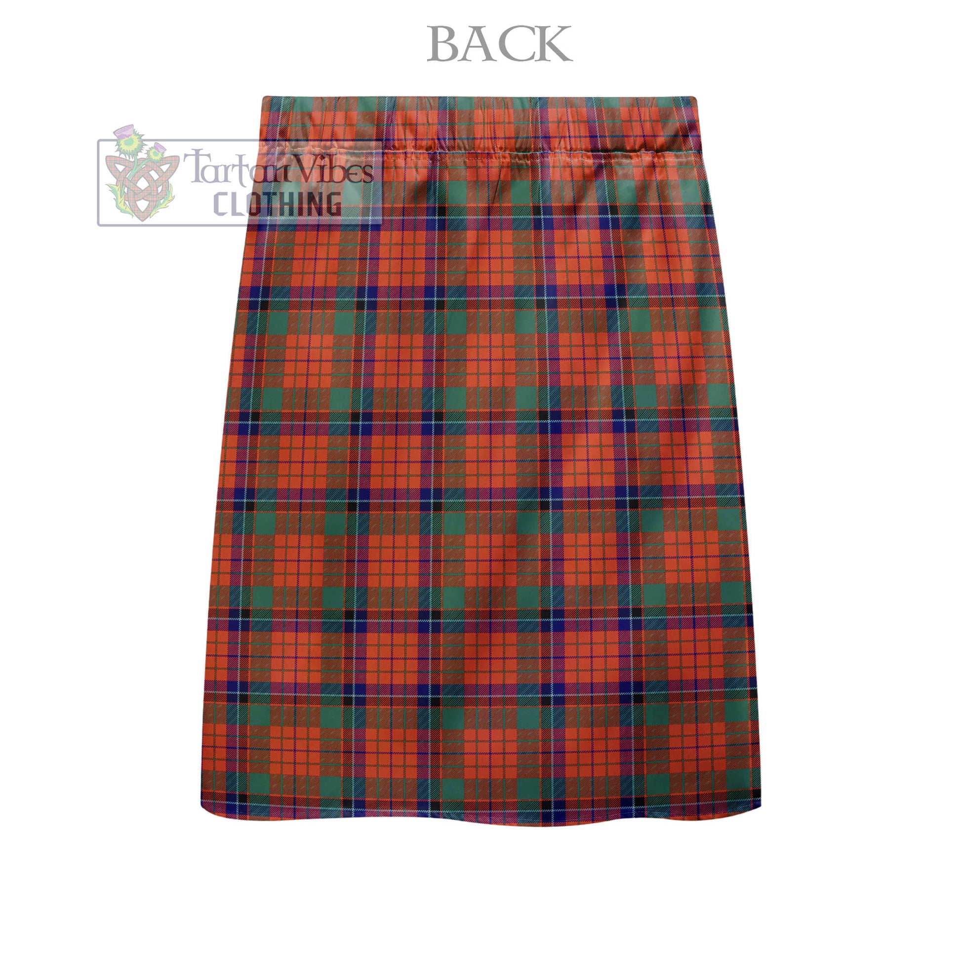 Tartan Vibes Clothing Nicolson Ancient Tartan Men's Pleated Skirt - Fashion Casual Retro Scottish Style