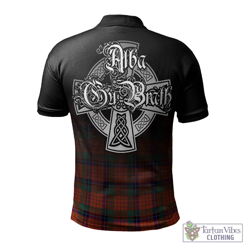 Tartan Vibes Clothing Nicolson Ancient Tartan Polo Shirt Featuring Alba Gu Brath Family Crest Celtic Inspired