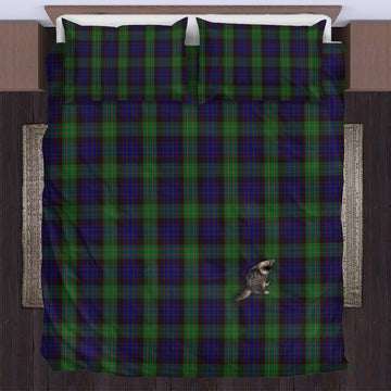 Nicolson Green Hunting Tartan Bedding Set