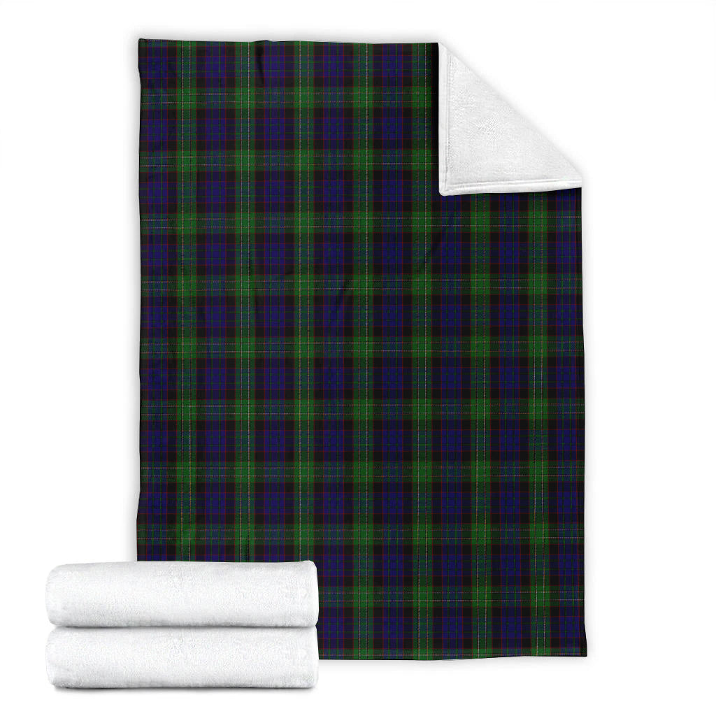 Nicolson Green Hunting Tartan Blanket X-Large 59 x 79 inches 150 x 200 cm - Tartan Vibes Clothing