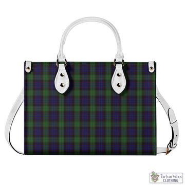 Nicolson Green Hunting Tartan Luxury Leather Handbags