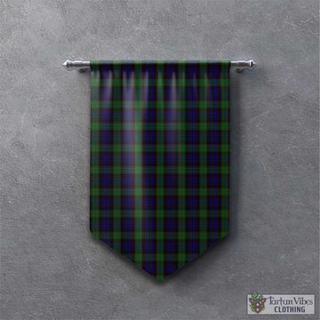 Nicolson Green Hunting Tartan Gonfalon, Tartan Banner