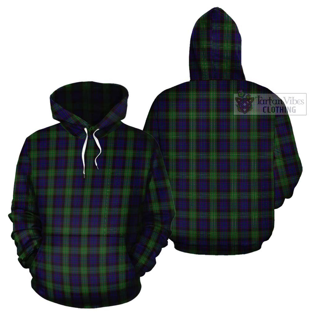 Nicolson Green Hunting Tartan Cotton Hoodie Pullover Hoodie - Tartan Vibes Clothing