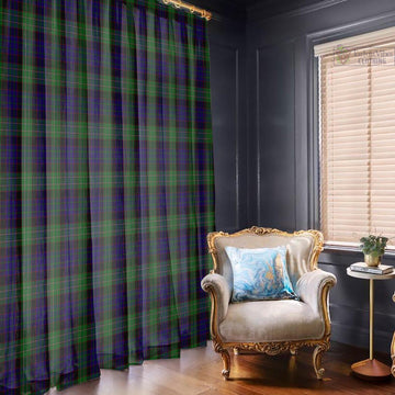 Nicolson Green Hunting Tartan Window Curtain