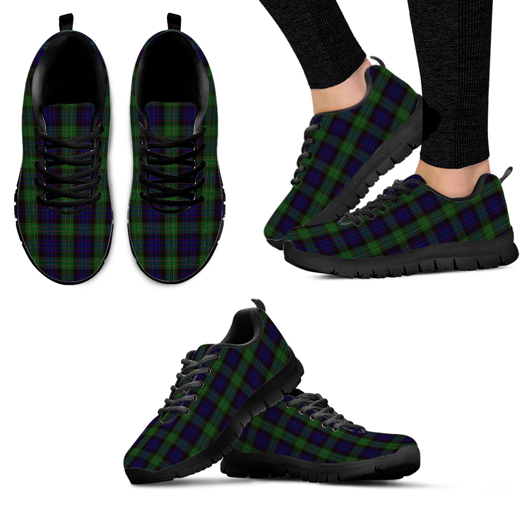 Nicolson Green Hunting Tartan Sneakers - Tartan Vibes Clothing