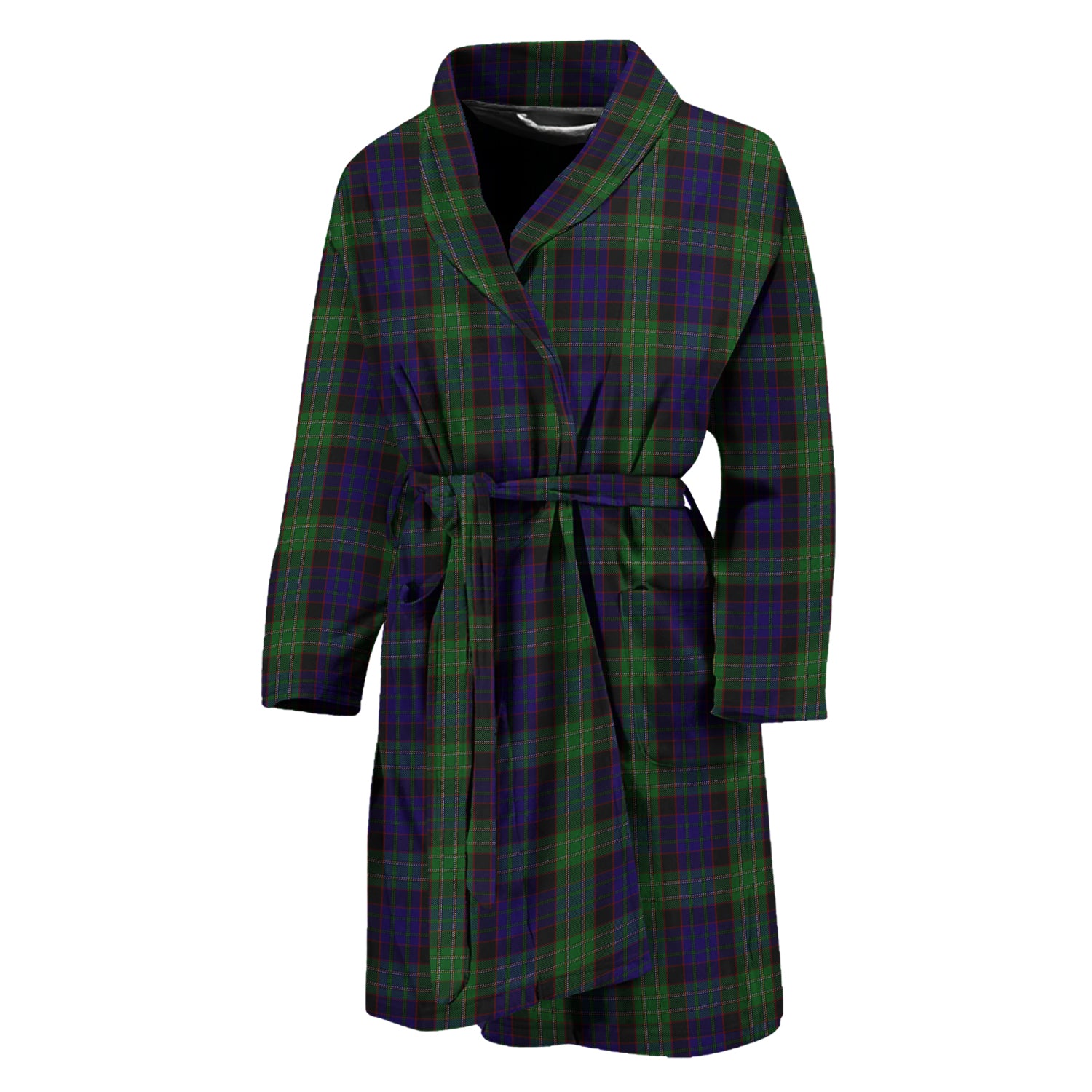 Nicolson Green Hunting Tartan Bathrobe - Tartan Vibes Clothing